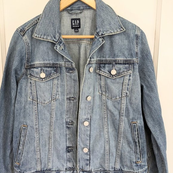 NWT Classic Gap Denim Jacket Medium Wash - Size Medium - Picture 2 of 8